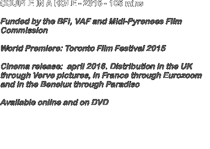 COUPLE IN A HOLE -